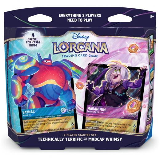 Disney Lorcana TCG: Hyperia City - 2-Player Starter Set ryhmässä SEURAPELIT / Pelisarjat / Disney Lorcana Trading Card Game @ Spelexperten (11090097)