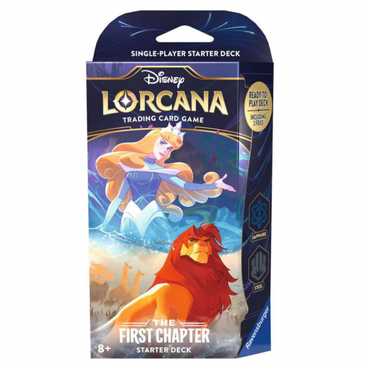 Disney Lorcana TCG: The First Chapter Starter Deck - Sapphire & Steel ryhmässä SEURAPELIT / Korttipelit @ Spelexperten (11098189-B)