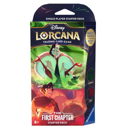 Disney Lorcana TCG: The First Chapter Starter Deck - Ruby & Emerald ryhmässä SEURAPELIT / Korttipelit @ Spelexperten (11098189-C)