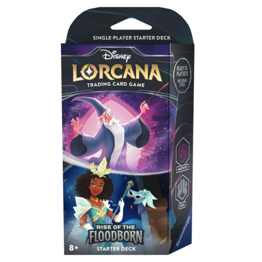 Disney Lorcana TCG: Rise of the Floodborn Starter Deck - Amethyst & Steel ryhmässä SEURAPELIT / Korttipelit @ Spelexperten (11098264-B)