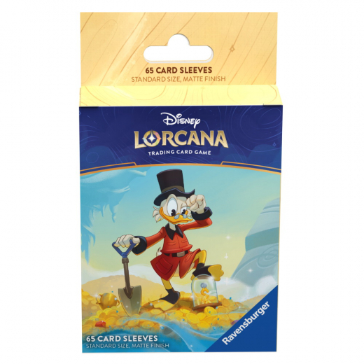 Disney Lorcana TCG: Sleeves 63 x 88 mm - Scrooge McDuck ryhmässä SEURAPELIT / Tarvikkeet / Sleeves @ Spelexperten (11098299)