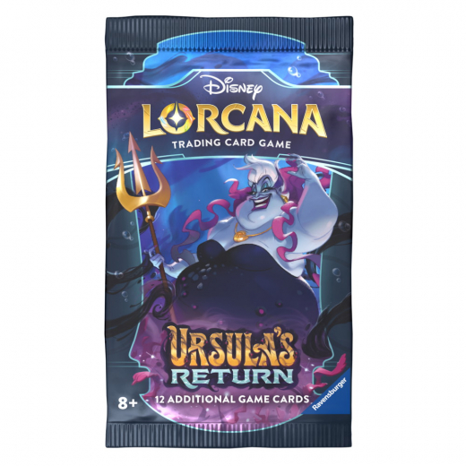 Disney Lorcana TCG: Ursula's Return - Booster Pack ryhmässä SEURAPELIT / Korttipelit @ Spelexperten (11098342-BOS)
