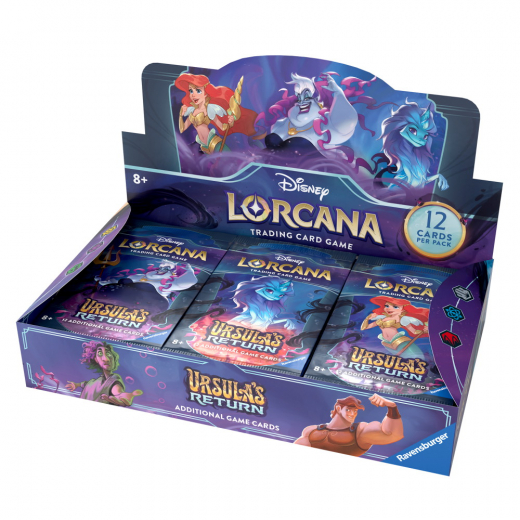 Disney Lorcana TCG: Ursula's Return - Booster Display ryhmässä SEURAPELIT / Korttipelit @ Spelexperten (11098342-DIS)