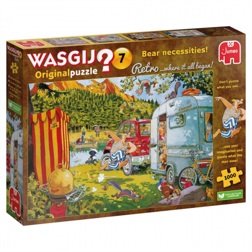 Wasgij? Original #7 - Bear necessities! 1000 Palaa ryhmässä PALAPELIT / Wasgij @ Spelexperten (1110100016)