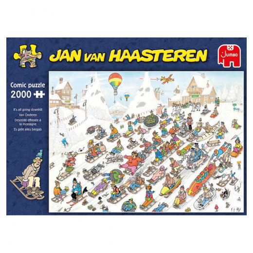 Jan Van Haasteren It’s all going downhill 2000 Palaa ryhmässä PALAPELIT / Jan van Haasteren @ Spelexperten (1110100026)