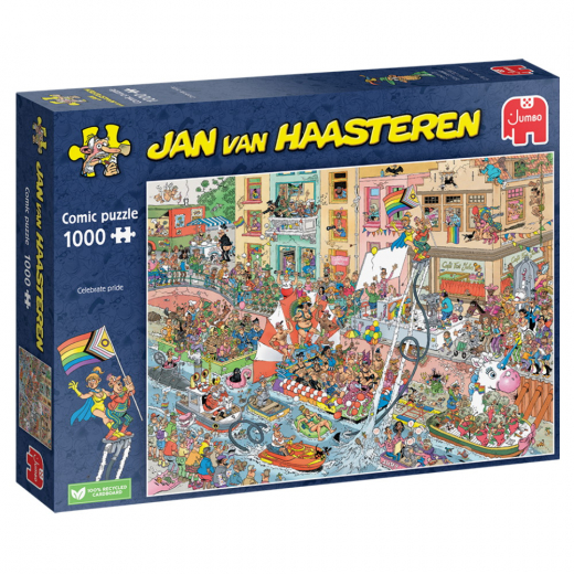 Jan van Haasteren Celebrate Pride 1000 Palaa ryhmässä PALAPELIT / Jan van Haasteren @ Spelexperten (1110100030)