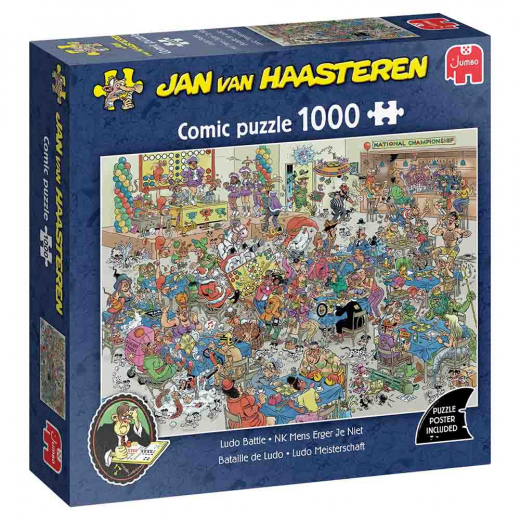 Jan van Haasteren - Ludo Battle 1000 Palaa ryhmässä PALAPELIT / Jan van Haasteren @ Spelexperten (1110100482)