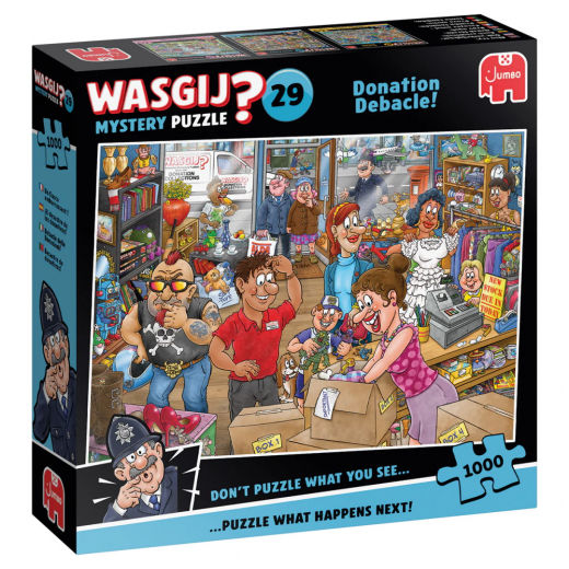 Wasgij? Mystery #29 - Donation Debacle! 1000 Palaa ryhmässä PALAPELIT / Wasgij @ Spelexperten (1110100513)