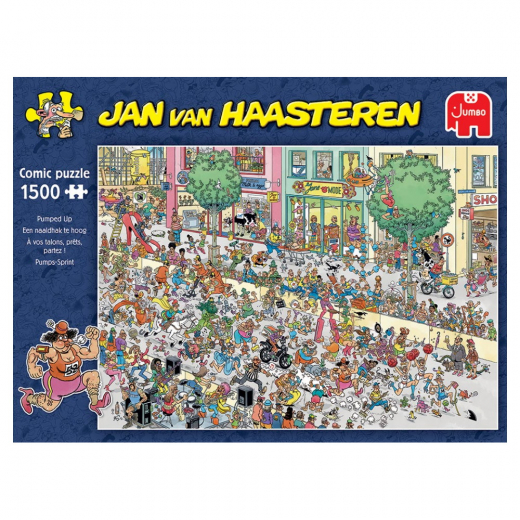 Jan van Haasteren - Pumped Up 1500 Palaa ryhmässä PALAPELIT / 1500 palaa @ Spelexperten (1110100529)
