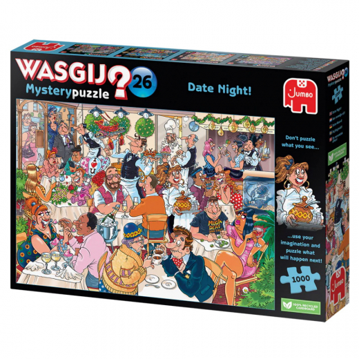 Wasgij? Retro Mystery #26 - Date Night! 1000 Palaa ryhmässä PALAPELIT / Wasgij @ Spelexperten (1110100592)