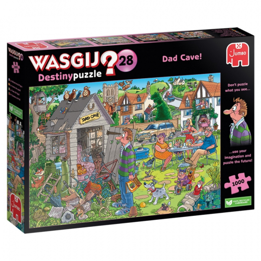Wasgij? Destiny #28 - Dad Cave! 1000 Palaa ryhmässä UUTUUDET @ Spelexperten (1110100597)