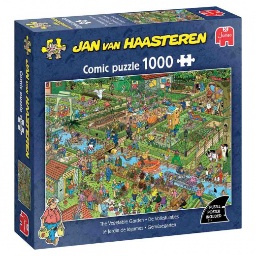 Jan van Haasteren - The Vegetable Garden 1000 palaa ryhmässä PALAPELIT / 1000 palaa @ Spelexperten (1110100600)