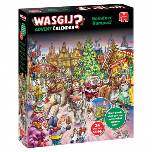 Wasgij? Adventin kalenteri - Reindeer Rumpus! 24 x 54 Palaa ryhmässä PALAPELIT / Wasgij @ Spelexperten (1110100707)