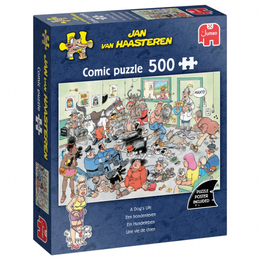 Jan van Haasteren - A Dog's Life 500 Palaa ryhmässä PALAPELIT / < 750 palaa @ Spelexperten (1110100883)