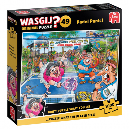 Wasgij? Original #49 - Padel Panic! 1000 Palaa ryhmässä PALAPELIT / 1000 palaa @ Spelexperten (1110100902)