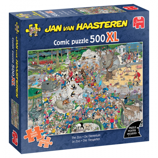 Jan van Haasteren - The Zoo 500 XXL Palaa ryhmässä PALAPELIT / < 750 palaa @ Spelexperten (1110100919)