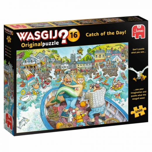 Wasgij? Original #16 Catch of the Day! 1000 Palaa ryhmässä  @ Spelexperten (1119800088)