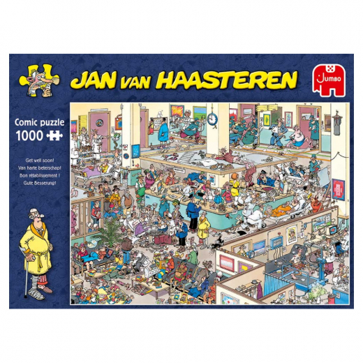 Jan van Haasteren Get Well Soon! 1000 Palaa ryhmässä PALAPELIT / Jan van Haasteren @ Spelexperten (1119800121)