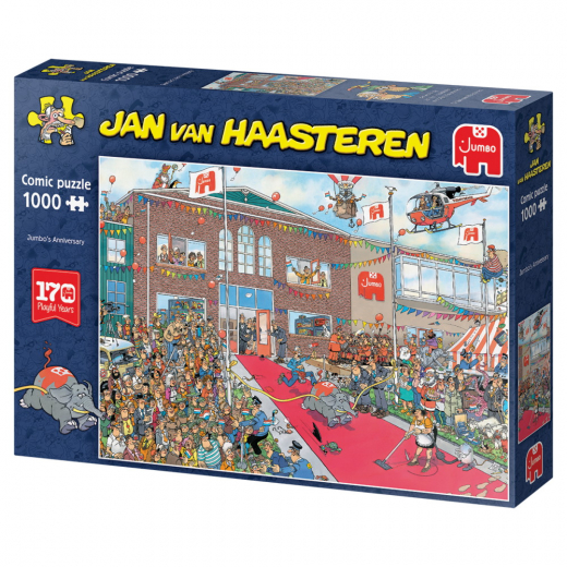 Jan van Haasteren Jumbo's Anniversary 1000 Palaa ryhmässä PALAPELIT / Jan van Haasteren @ Spelexperten (1119800222)