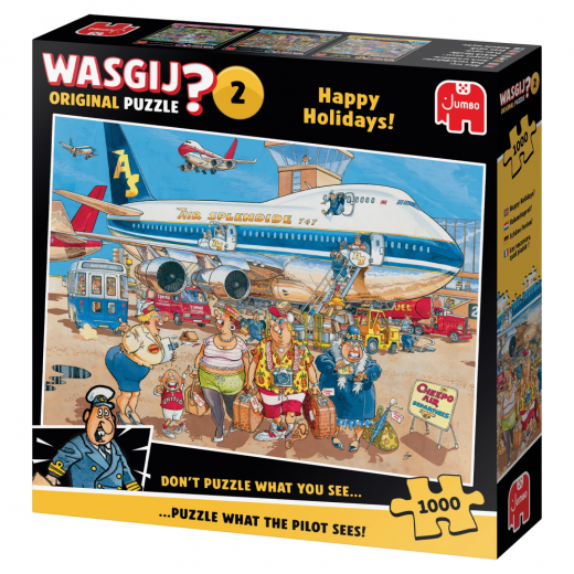 Wasgij? Original #2 - Happy Holidays 1000 Palaa ryhmässä PALAPELIT / 1000 palaa @ Spelexperten (1119802034)