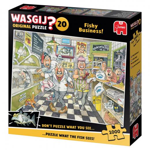 Wasgij? Original #20 - Fishy Business! 1000 Palaa ryhmässä PALAPELIT / 1000 palaa @ Spelexperten (1119802036)