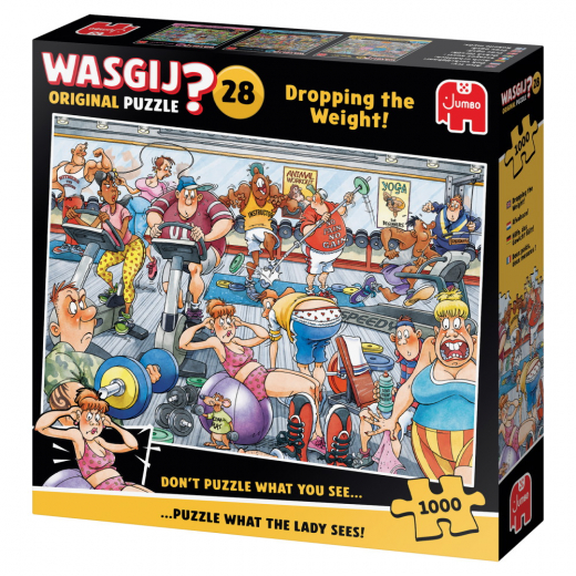 Wasgij? Original #28 - Dropping the weight! 1000 Palaa ryhmässä PALAPELIT / 1000 palaa @ Spelexperten (1119802039)