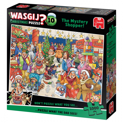 Wasgij? Christmas #10 - The Mystery Shopper! 1000 Palaa ryhmässä PALAPELIT / 1000 palaa @ Spelexperten (1119802045)