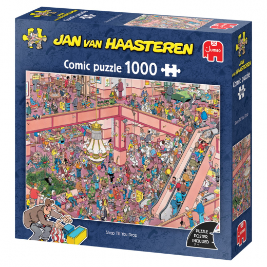 Jan van Haasteren - Shop Till You Drop 1000 Palaa ryhmässä PALAPELIT / 1000 palaa @ Spelexperten (1119802046)