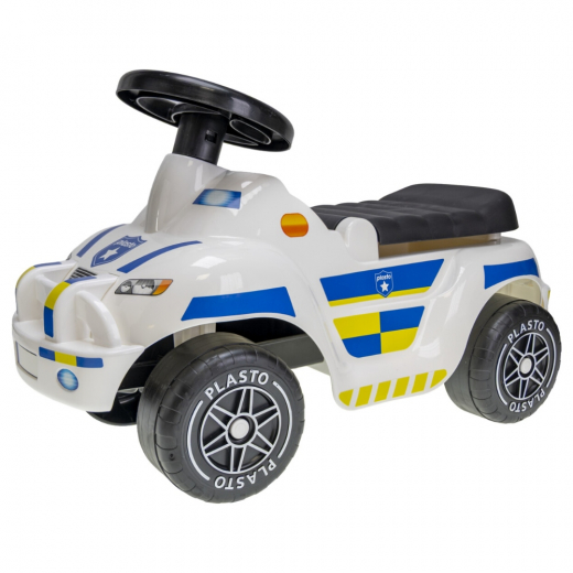 Plasto Toddler Off-road Police ryhmässä LELUT / Leluajoneuvot / Plasto @ Spelexperten (1121000POL)