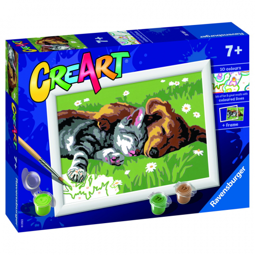 CreArt - Nukkuvat kissat ja koirat ryhmässä LELUT / Luo & maalaa @ Spelexperten (11220189)