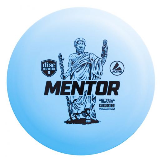Discmania Active Mentor Light Blue ryhmässä ULKOPELIT / Disc Golf & frisbee / Distance Drivers @ Spelexperten (112362)