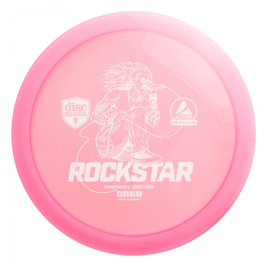 Discmania Active Premium Rockstar Pink ryhmässä ULKOPELIT / Disc Golf & frisbee / Fairway Drivers @ Spelexperten (112395)