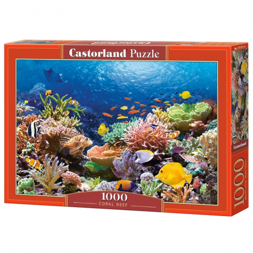 Castorland - Coral Reef Fishes 1000 Palaa ryhmässä PALAPELIT / Castorland @ Spelexperten (116509)