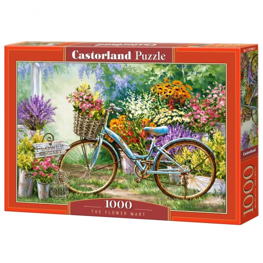 Castorland - The Flower Mart 1000 Palaa ryhmässä PALAPELIT / 1000 palaa @ Spelexperten (116668)