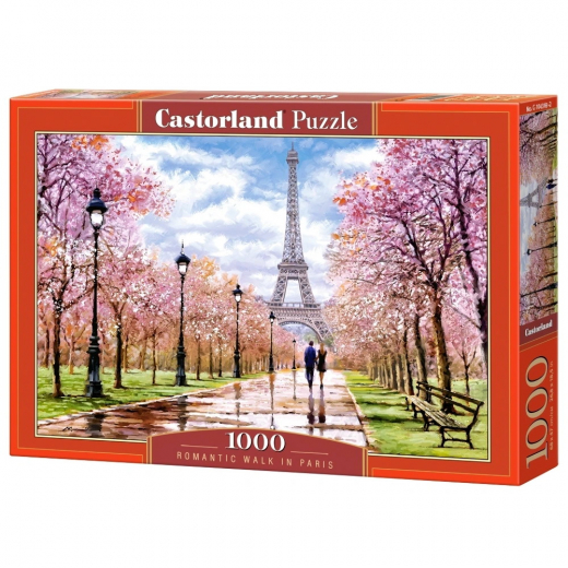 Castorland - Romantic Walk in Paris 1000 Palaa ryhmässä PALAPELIT / 1000 palaa @ Spelexperten (116723)