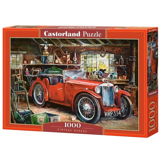 Castorland - Vintage Garage 1000 Palaa ryhmässä PALAPELIT / 1000 palaa @ Spelexperten (116744)