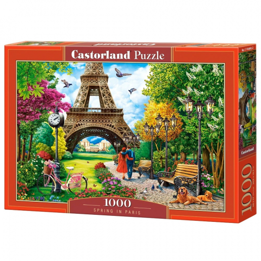 Castorland - Spring in Paris 1000 Palaa ryhmässä PALAPELIT / Castorland @ Spelexperten (116771)