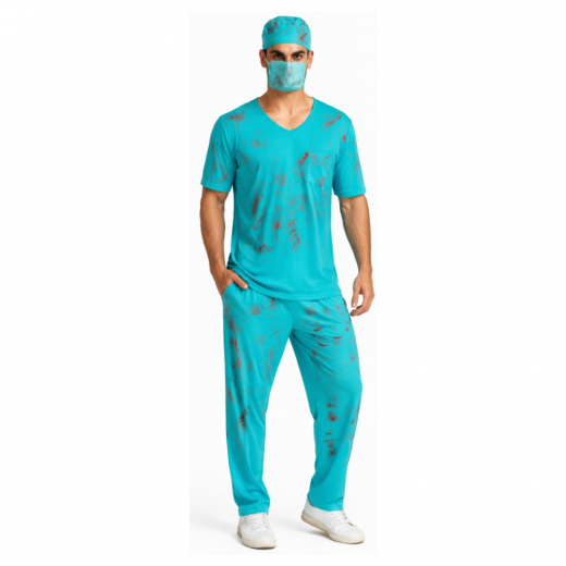 Zombie Surgeon Man ryhmässä LELUT / Naamiaiset / Halloween / Naamiaisasut / Naamiaisasuja aikuisille @ Spelexperten (117988)