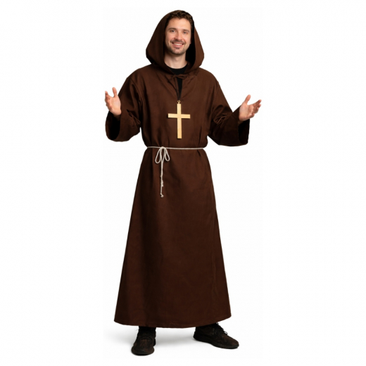 Monk Brown ryhmässä LELUT / Naamiaiset / Halloween / Naamiaisasut / Naamiaisasuja aikuisille @ Spelexperten (117992)