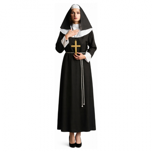 Classic Nun Adult ryhmässä LELUT / Naamiaiset / Halloween / Naamiaisasut / Naamiaisasuja aikuisille @ Spelexperten (117995)