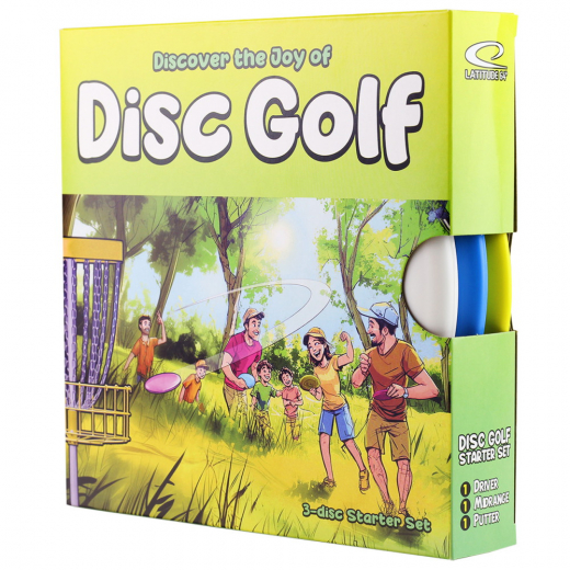 Discover the Joy of Disc Golf - 3 Disc Starter Set ryhmässä ULKOPELIT / Disc Golf & frisbee / Varusteet & setit @ Spelexperten (118422)