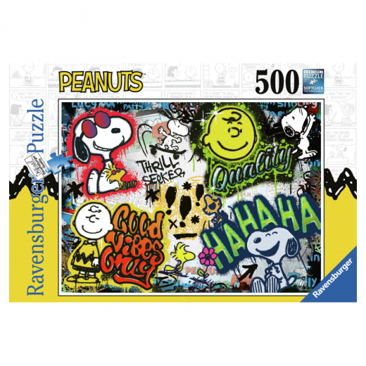 Ravensburger Snoopy Graffiti 500 Palaa ryhmässä PALAPELIT / < 750 palaa @ Spelexperten (12000389)