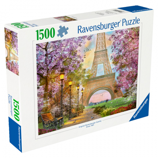 Ravensburger Paris Romance 1500 Palaa ryhmässä PALAPELIT / 1500 palaa @ Spelexperten (12000694)