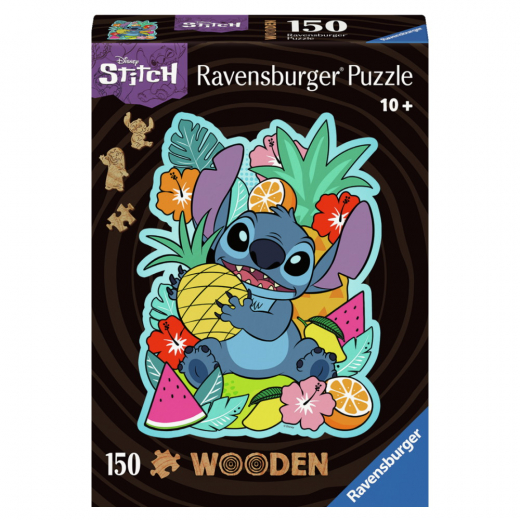 Ravensburger -  Wooden Disney Stitch 150 Palaa ryhmässä PALAPELIT / Puinen palapeli @ Spelexperten (12000758)