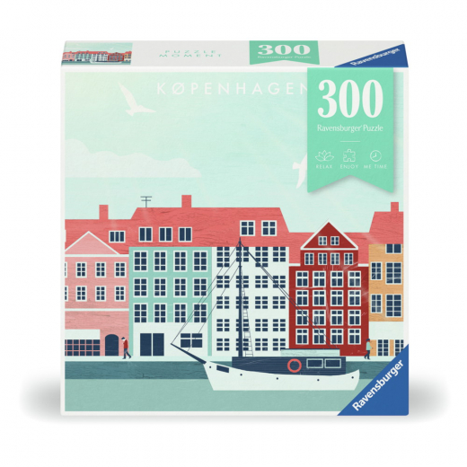 Ravensburger: City Kopenhagen 300 Palaa ryhmässä PALAPELIT / < 750 palaa @ Spelexperten (12000769)