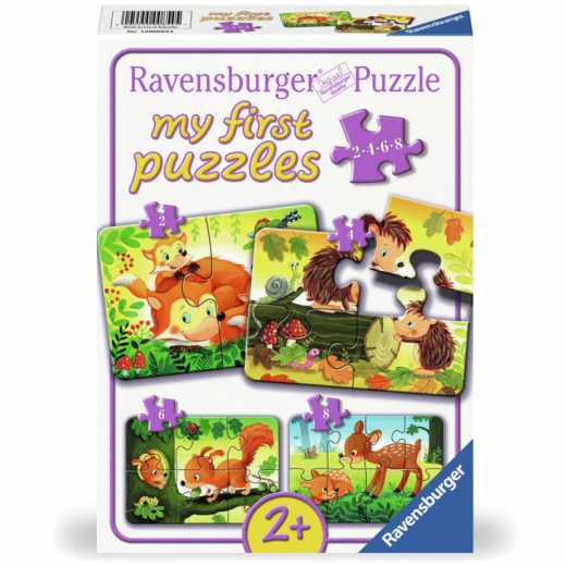 Ravensburger: Forest Animal Fun 2-8 Palaa ryhmässä PALAPELIT / Lasten palapelit @ Spelexperten (12000854)