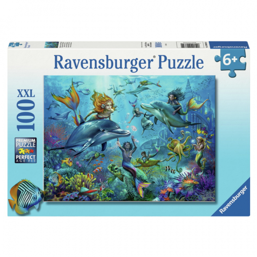 Ravensburger: Underwater Adventure 100 XXL Palaa ryhmässä PALAPELIT / Lasten palapelit @ Spelexperten (12000864)