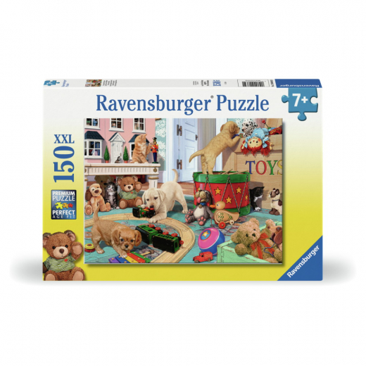 Ravensburger: Little Paws Playtime 150 XXL Palaa ryhmässä PALAPELIT / Lasten palapelit @ Spelexperten (12000865)