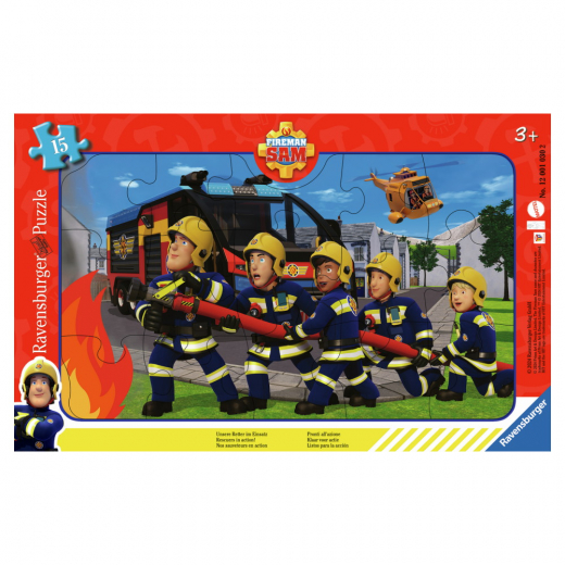 Ravensburger: Fireman Sam Rescuers In Action 15 Palaa ryhmässä PALAPELIT / Lasten palapelit @ Spelexperten (12001030)