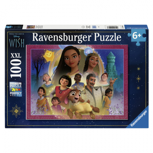 Ravensburger: Disney Wish 100 XXL Palaa ryhmässä PALAPELIT / Lasten palapelit @ Spelexperten (12001048)